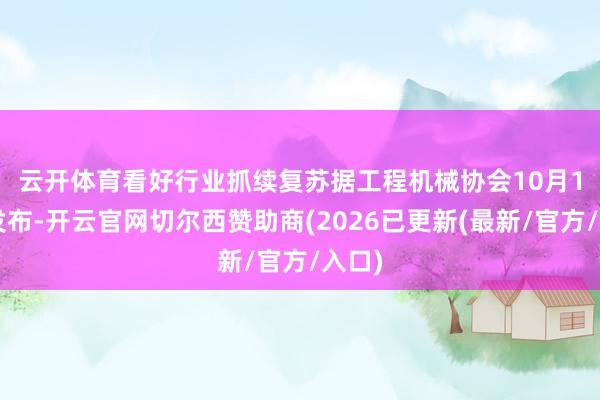 云开体育看好行业抓续复苏　　据工程机械协会10月13日发布-开云官网切尔西赞助商(2026已更新(最新/官方/入口)